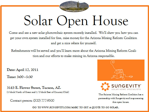 Solar Open House Invite